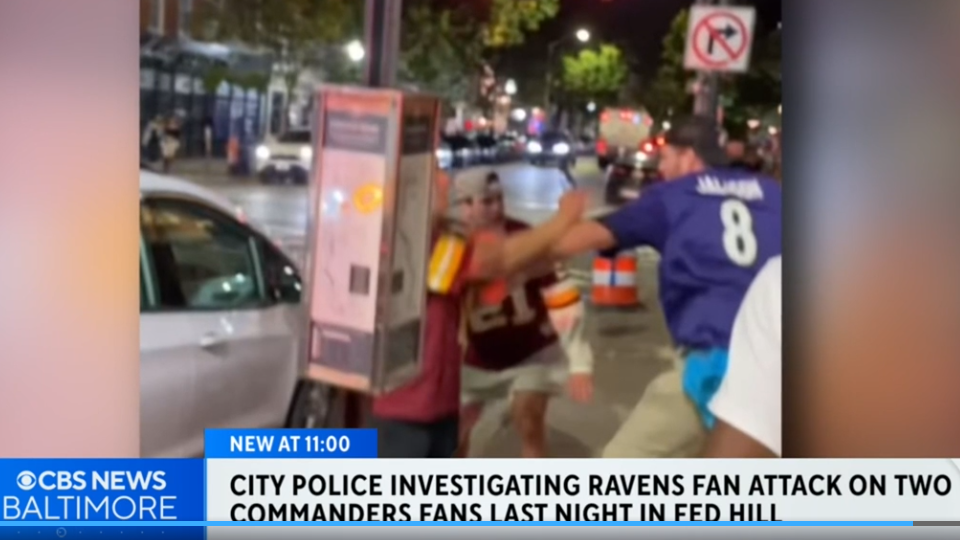 Ravens Fan Fired After Fight with Washington Commanders Fans Goes Viral🚀